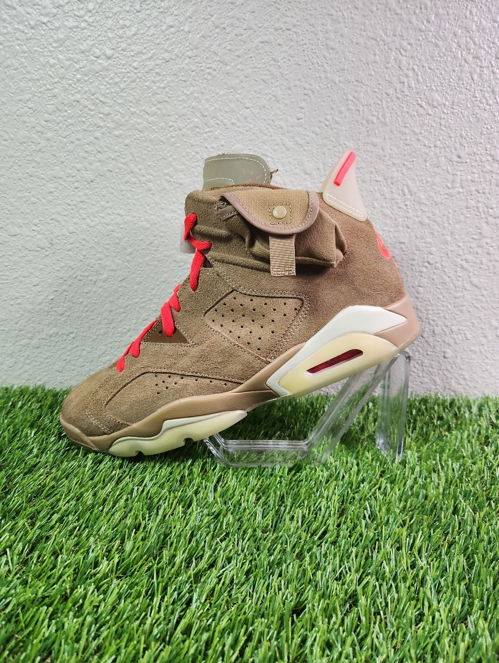 Jordan Air Jordan 6 Retro Travis Scott British Khaki DH0690-200 Men Size 9